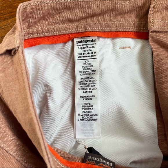 🩳 Patagonia W’s All Seasons hemp canvas shorts size 4 - Picture 5 of 5
